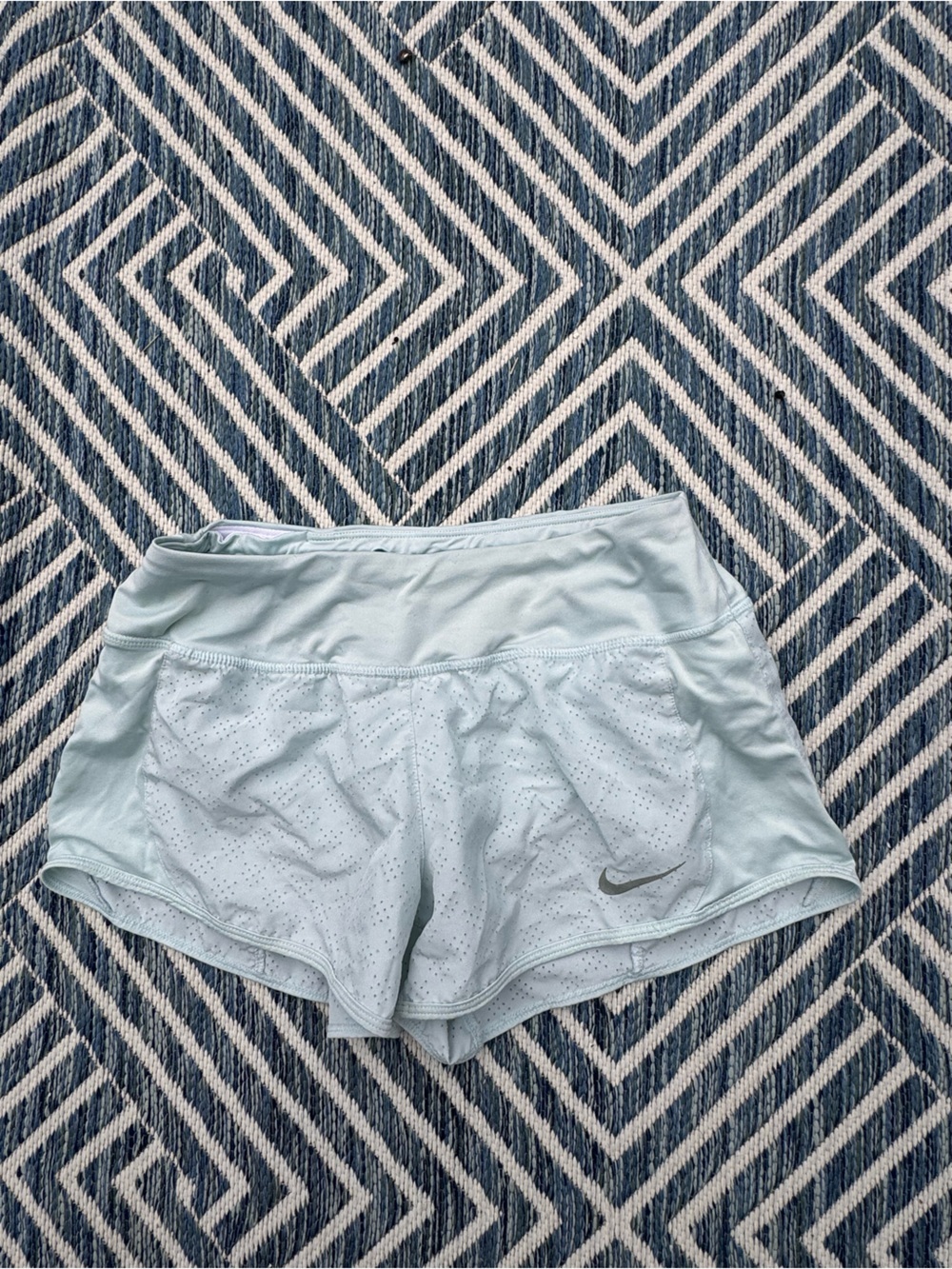 Nike Women’s Light Blue Athletic Running Shorts